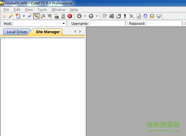 cuteftp綠色版 v8.05 中文版 0