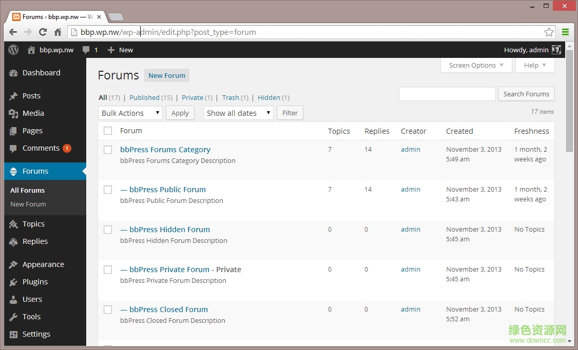 bbpress插件 v2.5.12 中文版 0