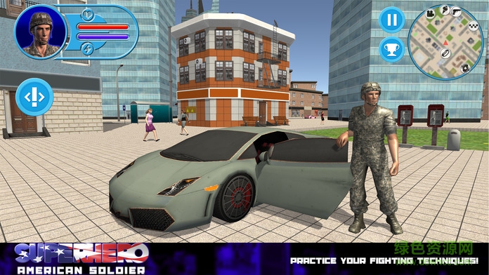 超級英雄美國士兵 v1.0 安卓版 0