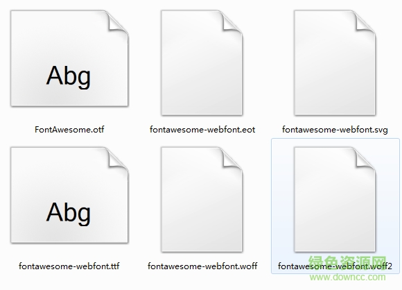 fontawesome字體下載