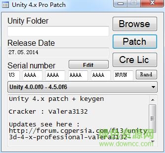 unity3d 4.x 補丁 全系列通用版 0