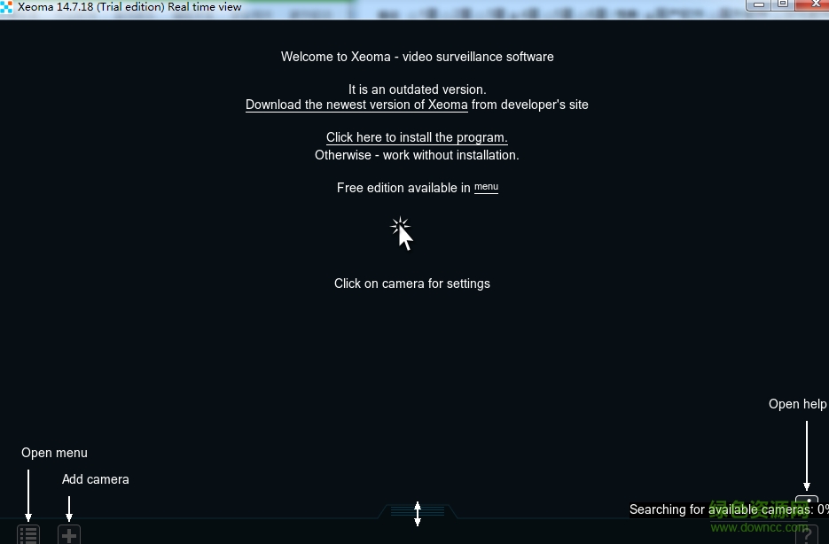 全球監(jiān)控攝像頭軟件Xeoma v14.7.18 綠色版 0