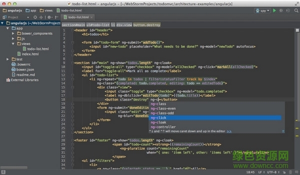webstorm for mac  v2017.2 蘋果電腦版 0