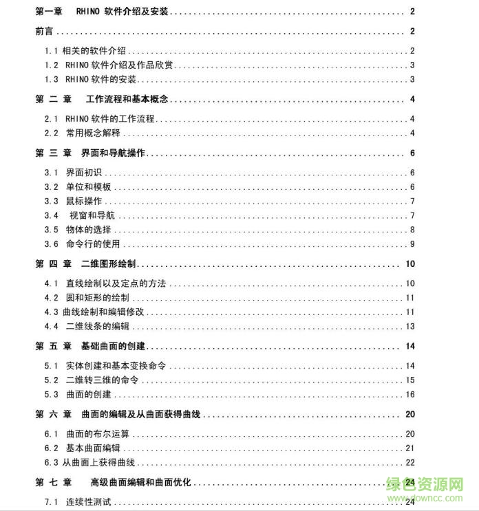 犀牛教程從入門到精通pdf
