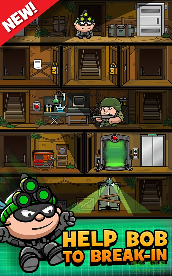 神偷鮑勃3漢化版(Bob The Robber 3) v1.0.5 安卓免費版 0