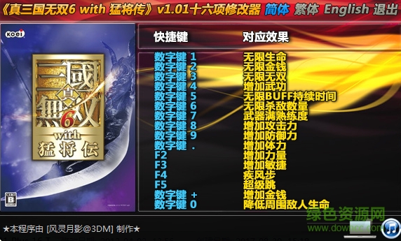 真三國無雙6修改器