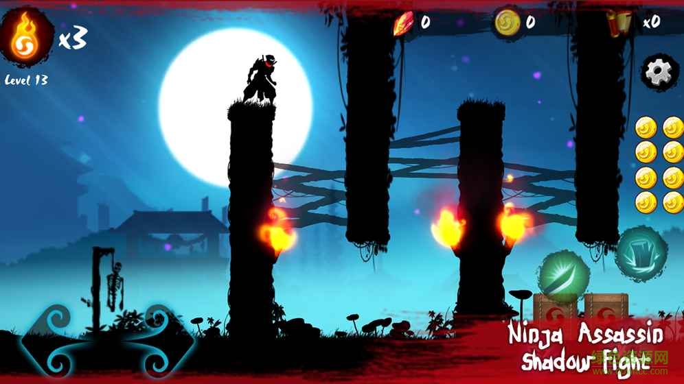 忍者刺客暗影之戰(zhàn)漢化(Ninja Assassin: shadow fight) v0.6 安卓版 3