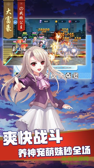 大富豪的戰(zhàn)姬公主無限金幣寶石