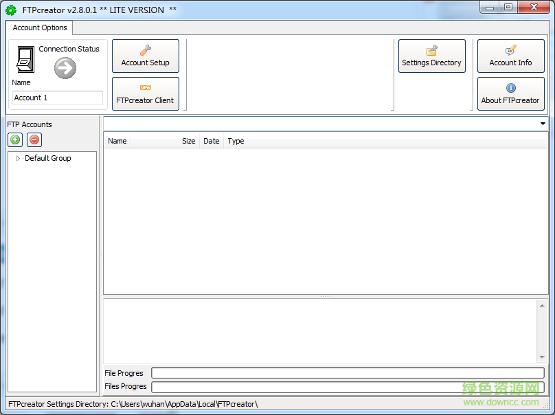 FTPcreator(創(chuàng)建EXE FTP客戶端) v2.8.0.1 綠色版 0