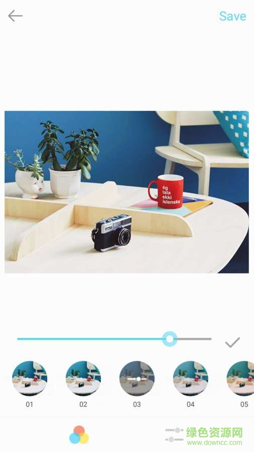 Palette Navy濾鏡app1