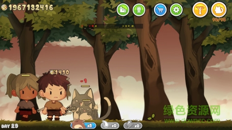 Cat in the woods游戏