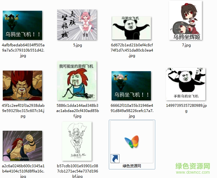 烏鴉坐飛機(jī)系列表情包 含熊貓表情 0