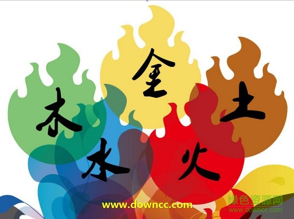 金木水火土ppt課件