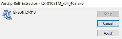 愛普生LX310打印機狀態(tài)監(jiān)視器
