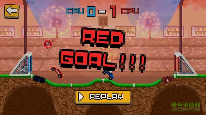 雙人像素汽車(chē)足球無(wú)限金幣版 v1.5 安卓?jī)?nèi)購(gòu)版 2