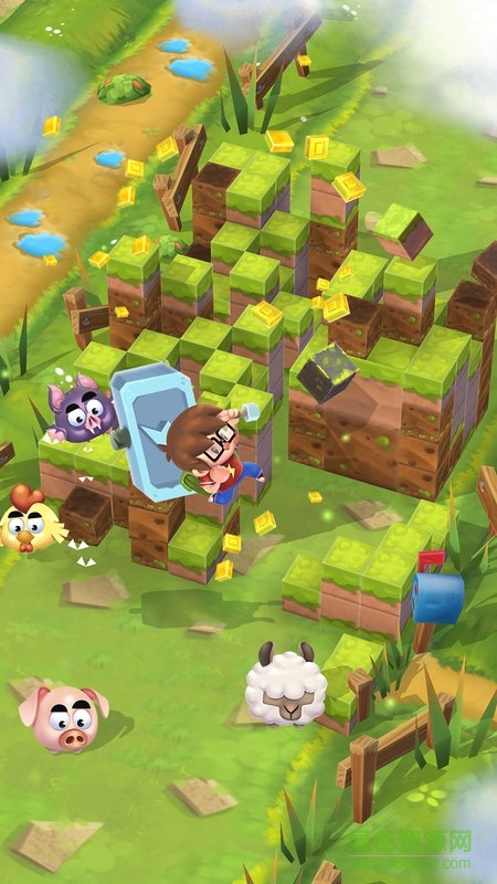 方塊滾粗無(wú)限鉆石版 v1.3.14 安卓版 1