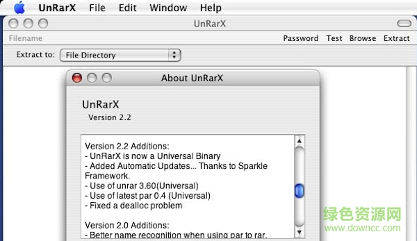unRarX(mac解壓縮工具) v2.2 官方漢化版 0