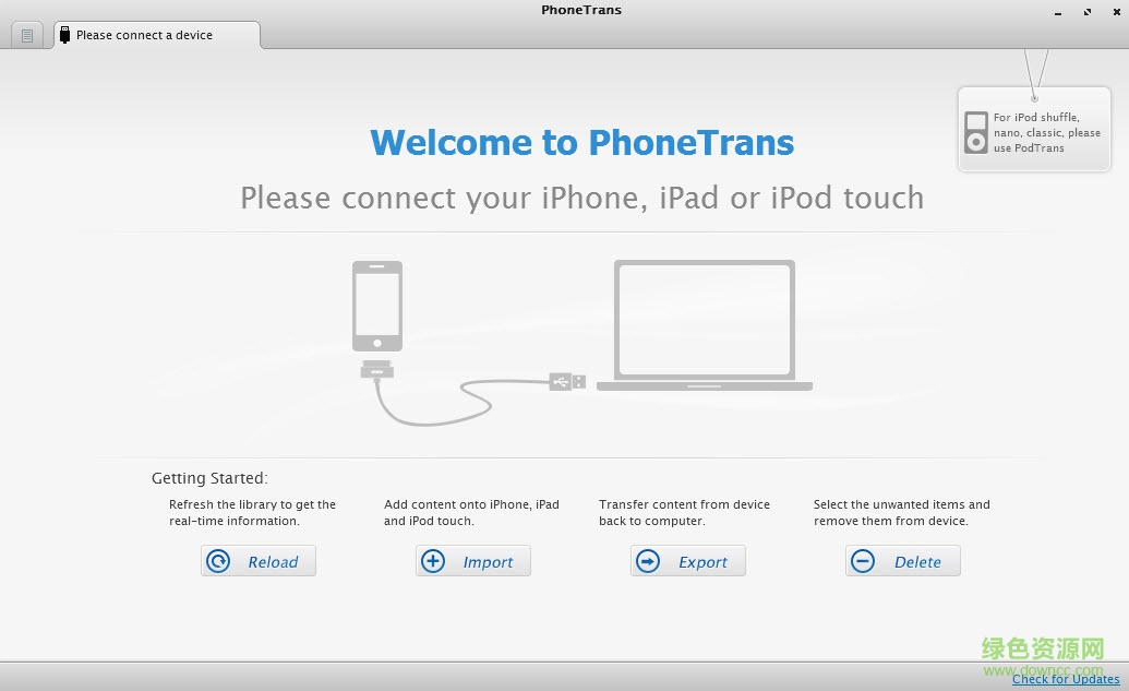 PhoneTrans(ios設(shè)備文件傳輸工具) v4.7.5 綠色版 0