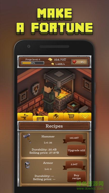 鍛造的世界閑置的大亨中文