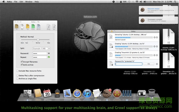 keka for mac中文版(mac解壓軟件) v1.0.12 蘋果電腦版 0