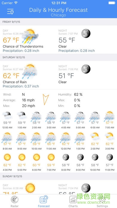 全球天氣雷達(dá)app v3.2.8 安卓版 3