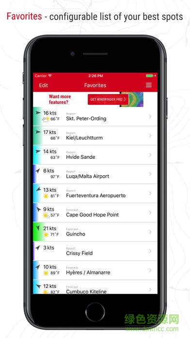 Windfinder沖浪氣象軟件 v3.33.2 安卓版 0