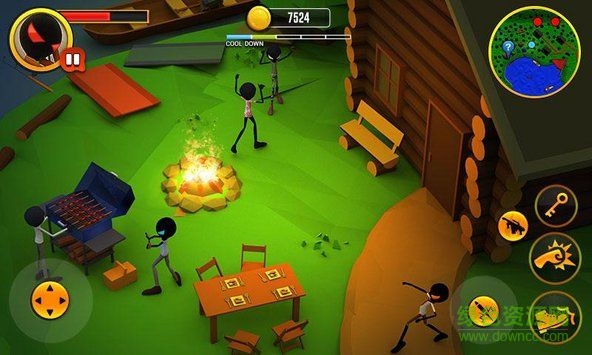 火柴人露營大逃生無限金幣版 v1.4 安卓內購版 0