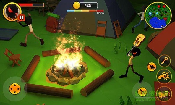 火柴人露營大逃生無限金幣版 v1.4 安卓內購版 1