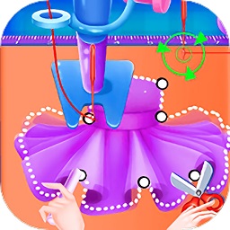 親子裝裁縫設計商店游戲