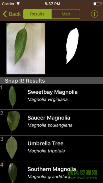 leafsnap中文版2017 v1.08 安卓版 1