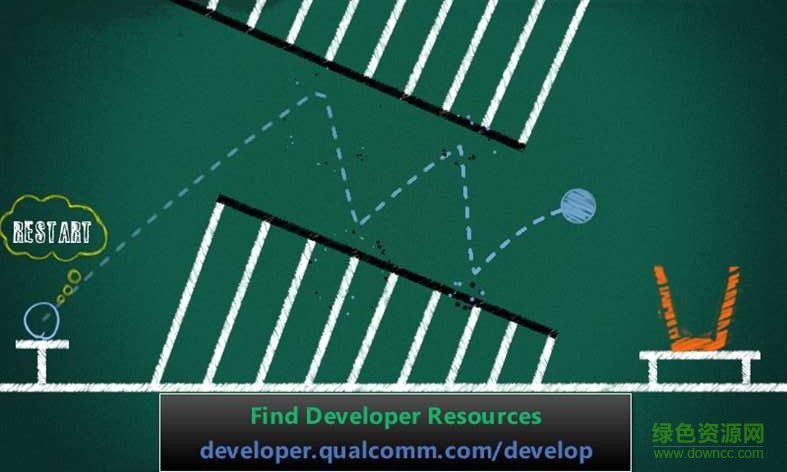 用粉筆在黑板上玩游戲