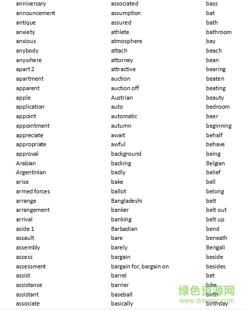 柯林斯14600詞匯pdf