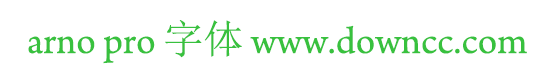 arnopro regular 西方字體
