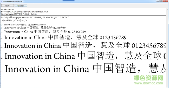 arnopro regular 西方字體  0