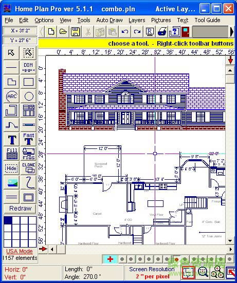 Home Plan Pro中文版 v5.5.4.1 免費(fèi)漢化版 0
