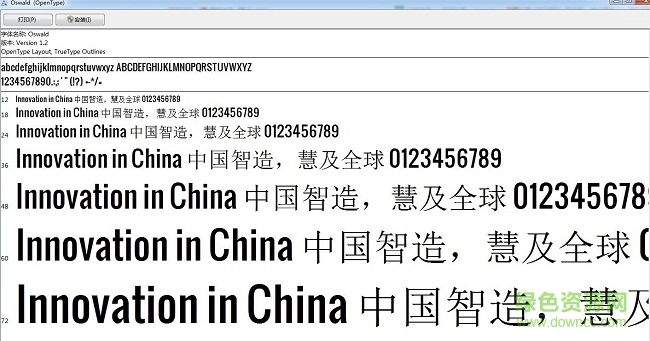 oswald regular字體  0