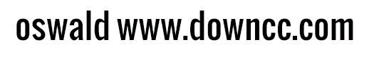 oswald regular字體