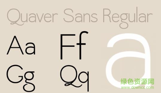 quaver字體  0