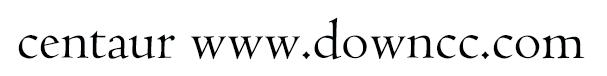 centaur字體
