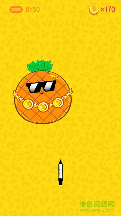 鳳梨蘋果筆游戲(Pineapple Pen) v1.04 安卓版 2