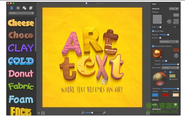 art text3 mac  v3.2.3 蘋果電腦版 0