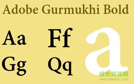 adobe gurmukhi bold