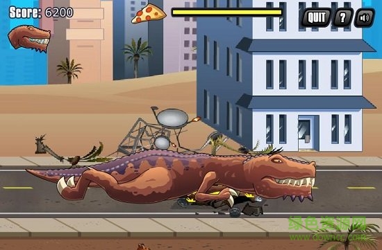 恐龍大戰(zhàn)火箭車