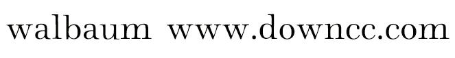 walbaum