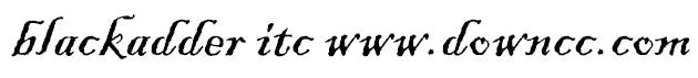 blackadder itc字體