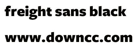 freight sans black