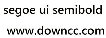 segoe ui semibold字體