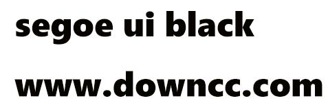 segoe ui black 黑體