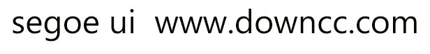 segoeui字體