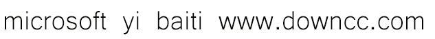 microsoft yi baiti bold
